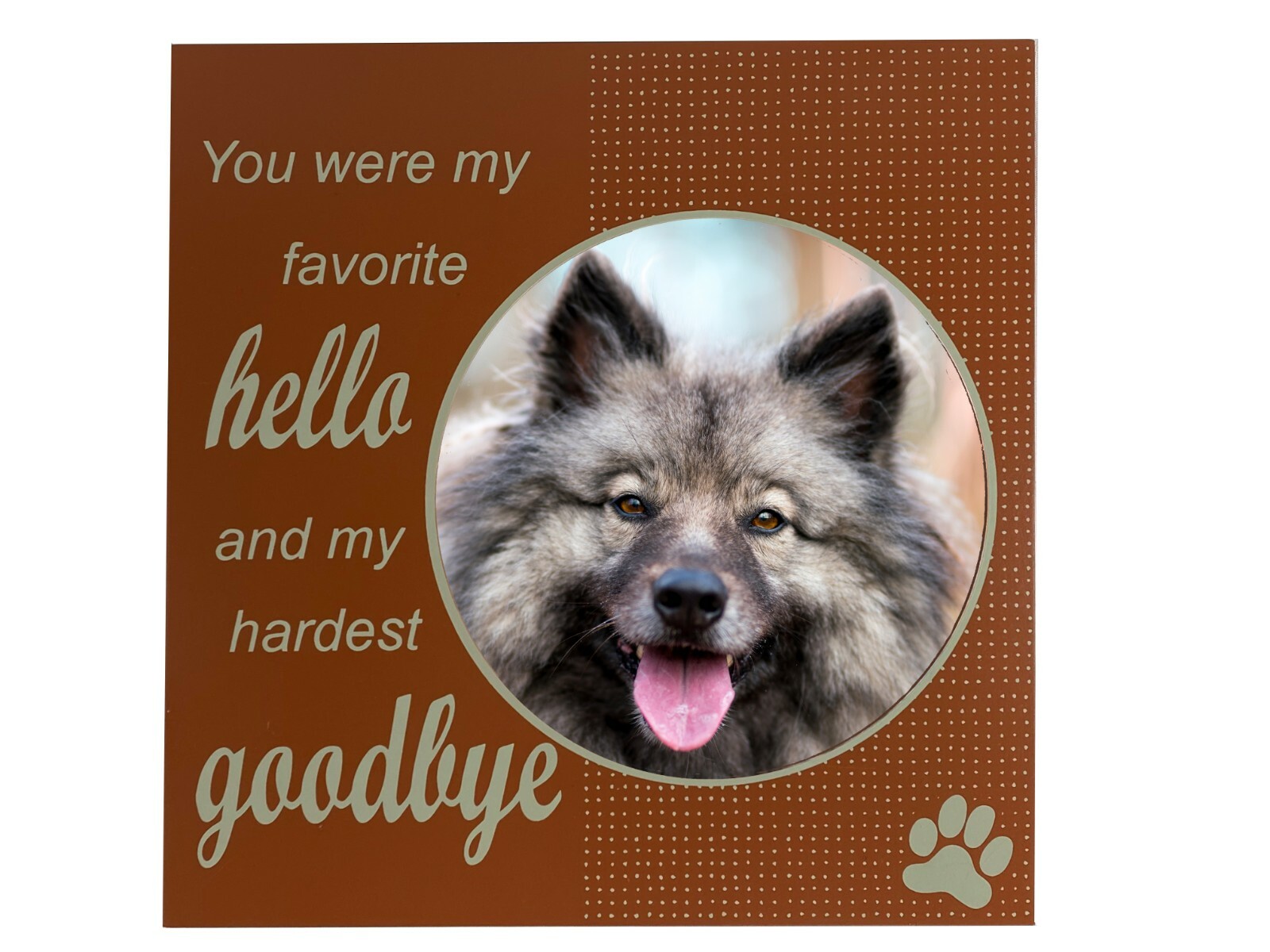 Pet Remembrance Picture Frame, 12×12 Memorial, Bereavement, Loss, Dog, Gift