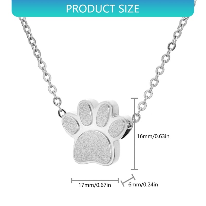 Pet Cremation Jewelry Pet Memorial Urns Pendants Necklace for Dog Cats Ashes