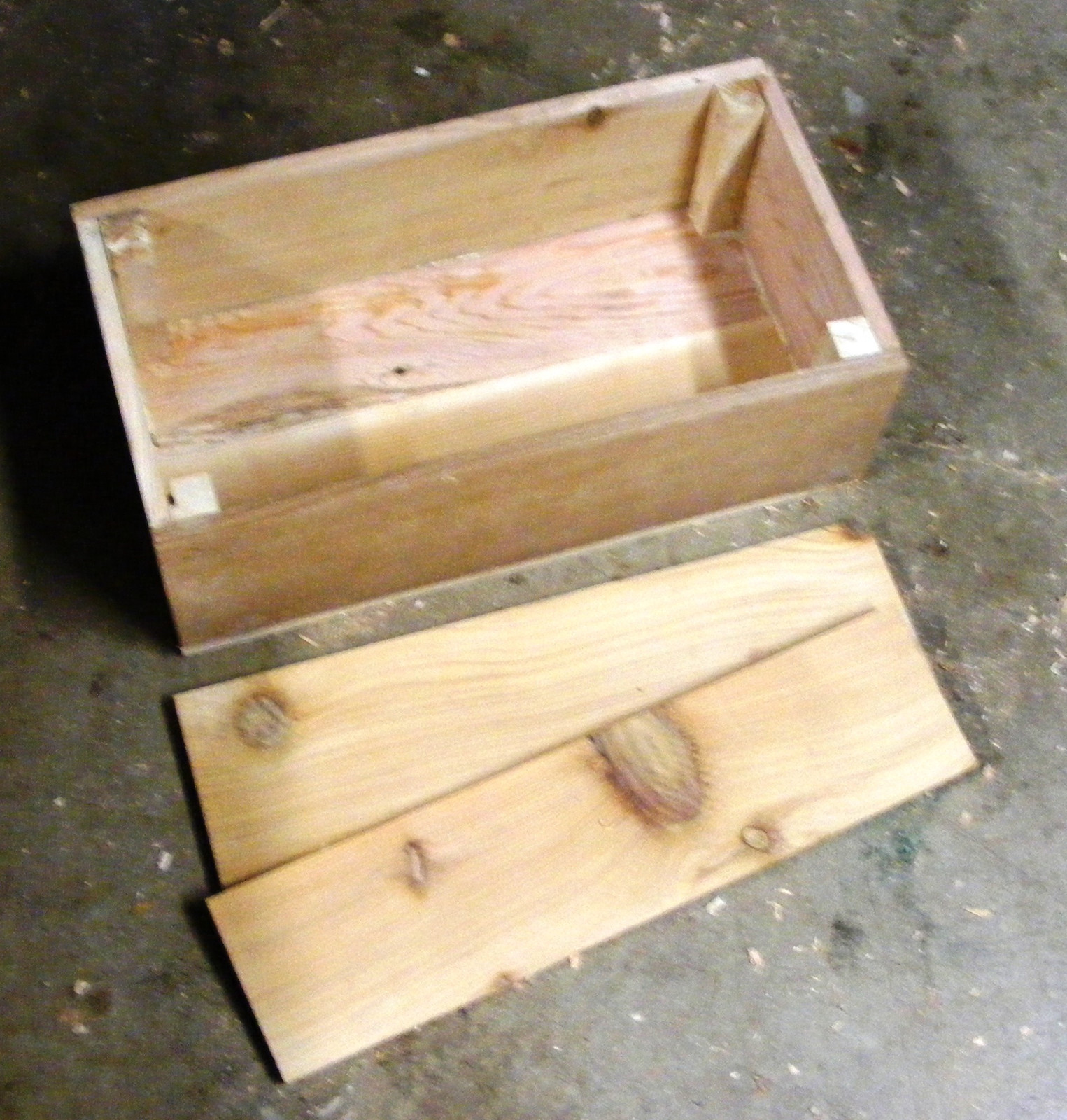 Pet Coffin Casket for Dogs or Cats 18 x 10 x 6 All Cedar