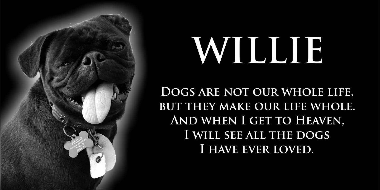 Personalized Pet Stone Memorial Grave Marker Granite Plaque Human headstone cat