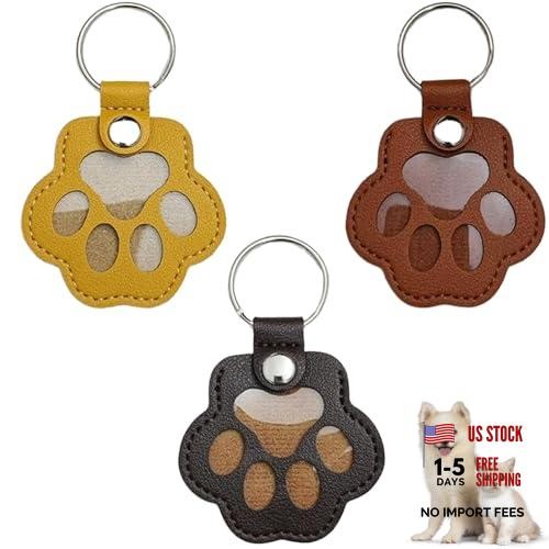 Cat Dog Hair Storage Keychain, Pet Hair Keychain, Fur Brown+black+yellow