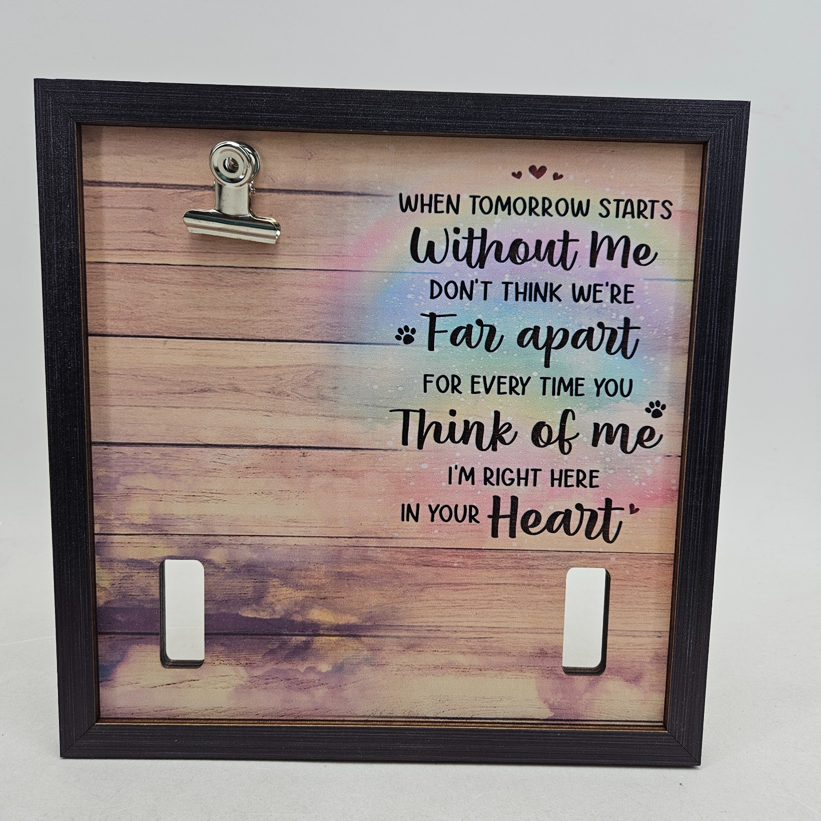 Pawfect House Dog Memorial Gifts for Loss with Collar, Dog Photo Frame, Memory