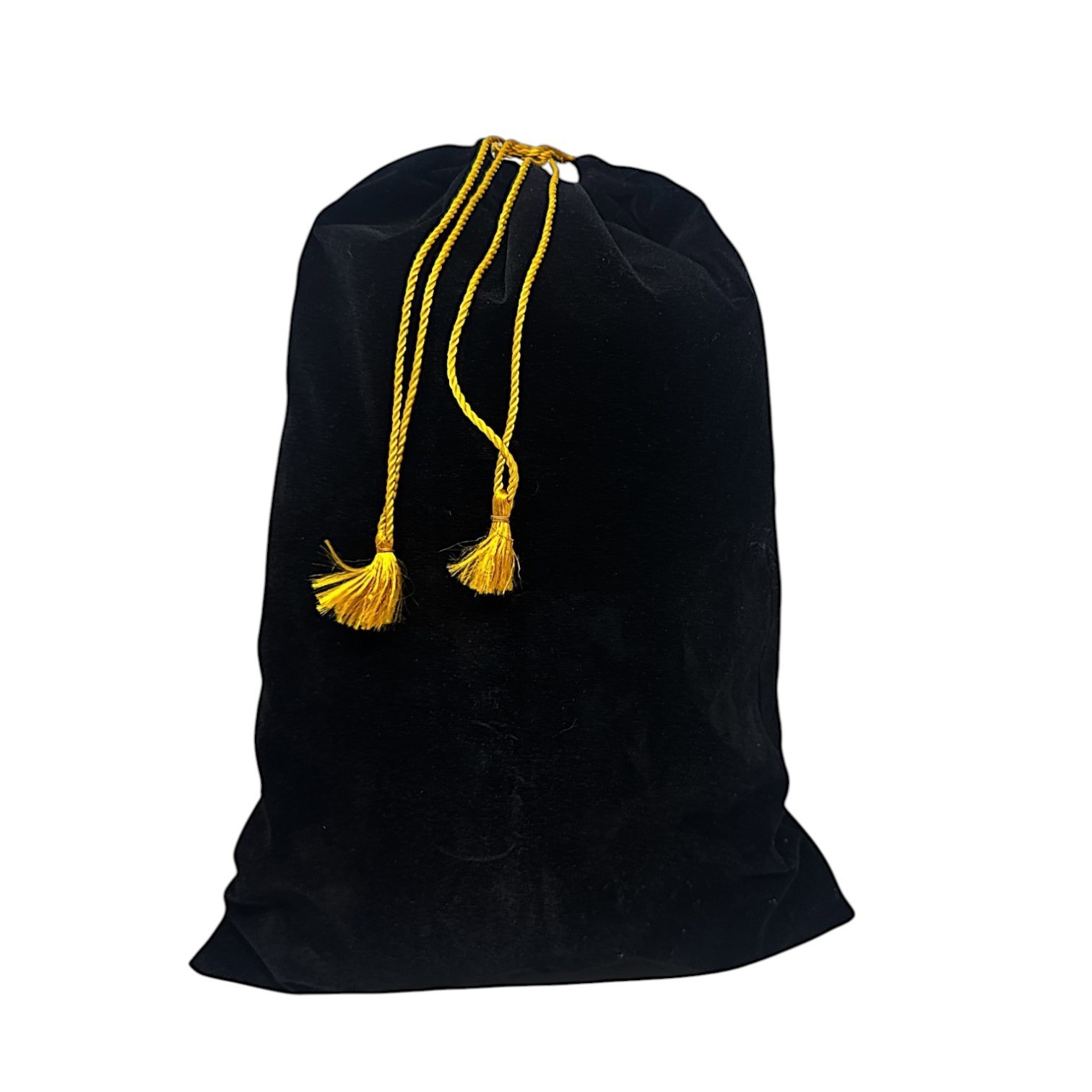 Black Big Drawstring Pouches, Velvet Cloth Jewelry Bags, 16X12 Inch, 20 Pieces