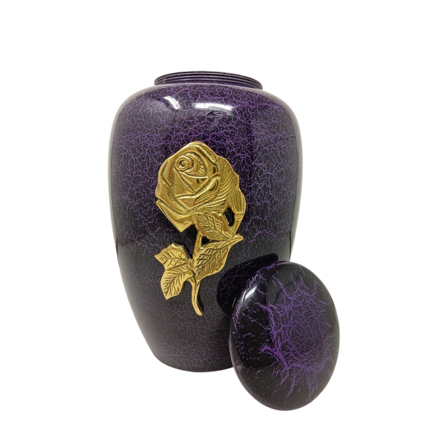 Decorative Purple for Human Ashes Adult Female 10 Inch Cremation Urns for Women