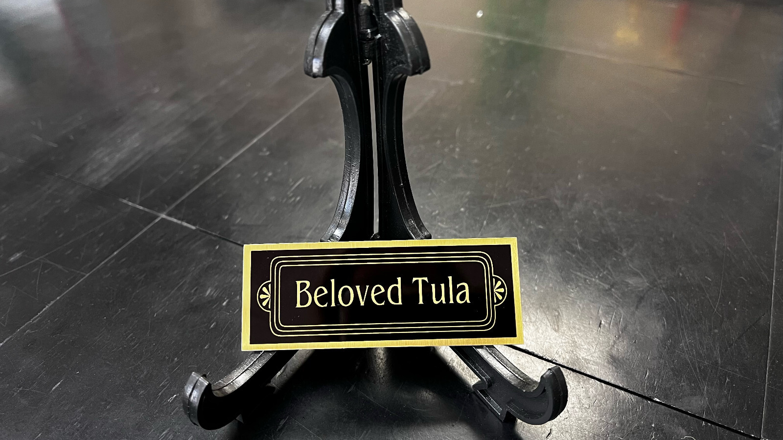 1 1/4″ x 3 1/4″ Customized Aluminum Plate for Pet Memoiral Urn