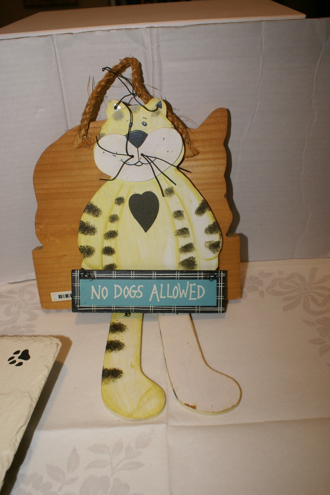 CAT lovers set of 4 HANGING PLAQUES (1) SLATE (3) WOODEN SEE PICTURES