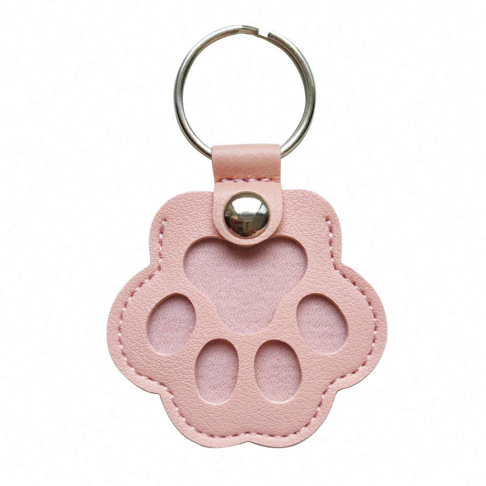 Pet Lost Hair Storage Keychain Cat & Dog Hair Memorial Bag Leather Pet Hair Bag