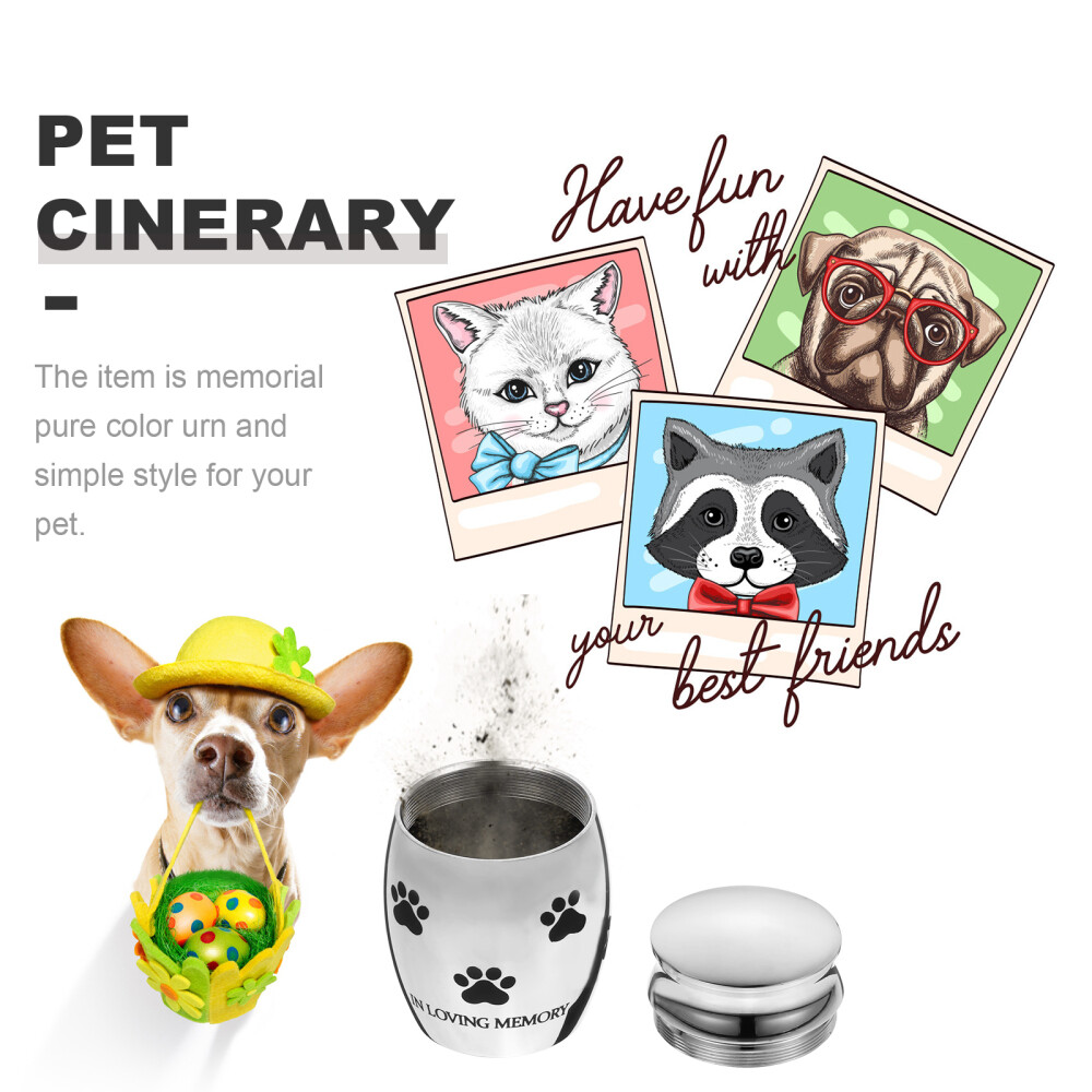 1PC Stainless Steel Dog Urns Large Dog urns Pet Urns for Cats Small Dog Urns