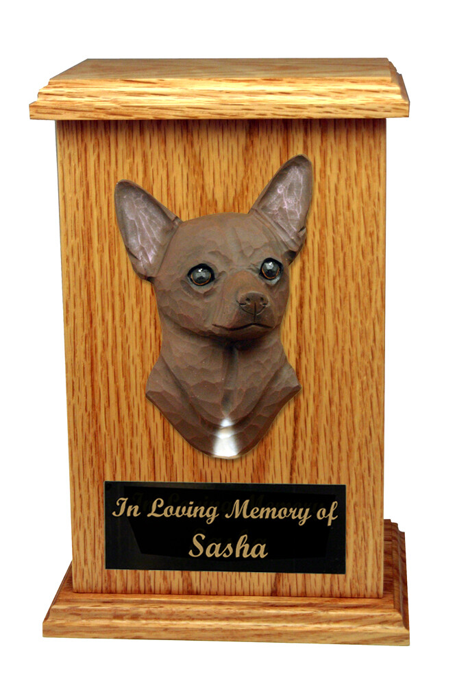 Chihuahua Short Hair Memorial Urn