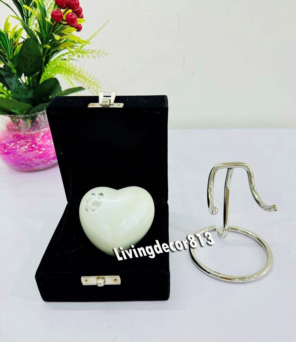 Heart Shaped Small Keepsakes Cremation Urn For Human Ashes/Funeral Supplies Urn