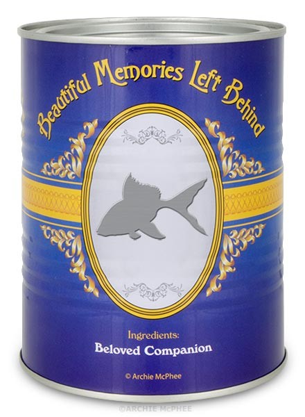 MODEST PET URN – Rest in Peace Cheap Funeral Service in a Can! – Archie McPhee
