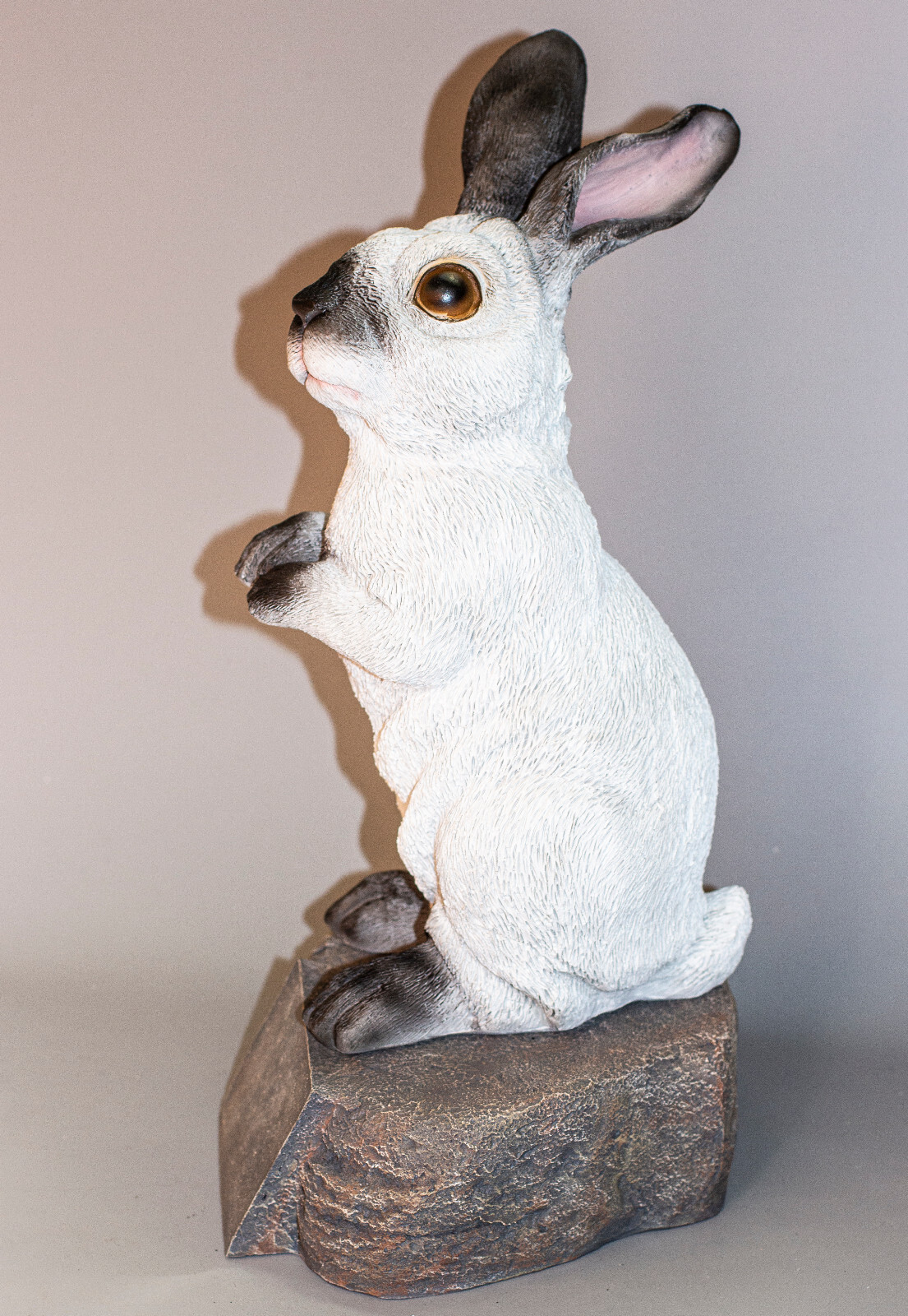 Pet Memorial Stone Plaque Personalized Rabbit Urn Ashes Bunny Statue Grave Decor