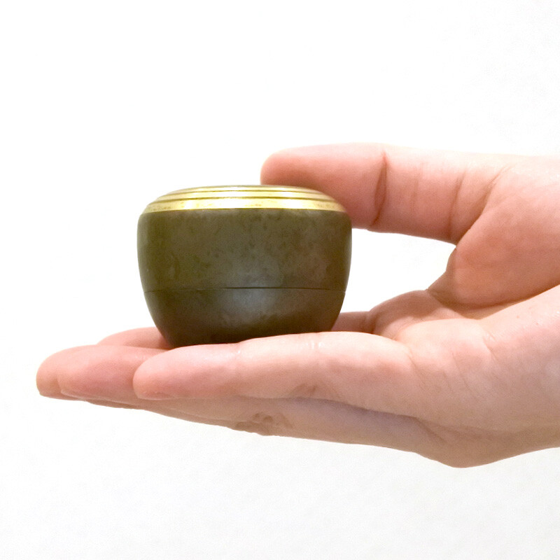 Kanata Burnt Umber Small Keepsake Urn for Human Ashes Brass