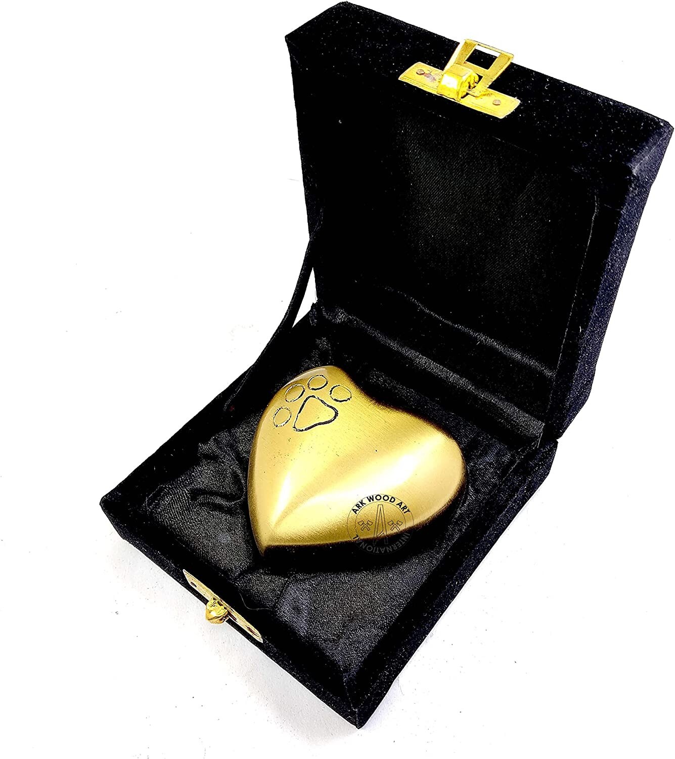 Small Cremation Urns Pet Memorial Golden Memory Funeral Box For Animal Ashes Urn