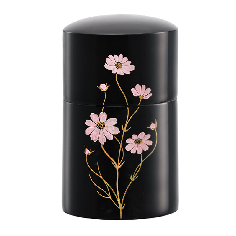 Makie Cosmos Small Keepsake Urn for Human Ashes Lacquer decoration