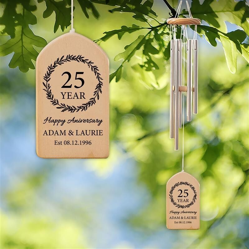 Anniversary Wind Chime, House Warming Gift, Anniversary Gift, Gift For Parents
