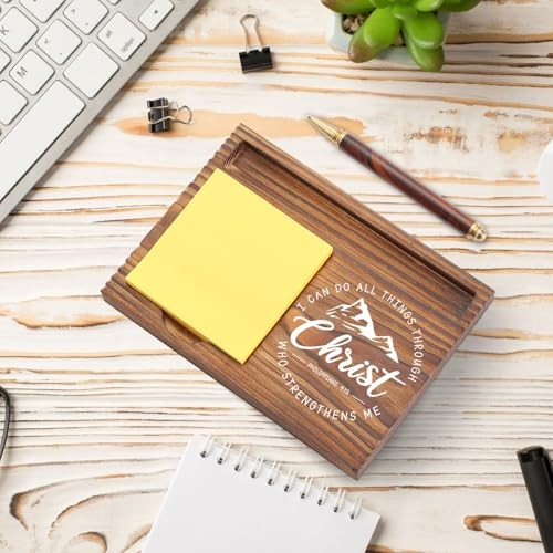 Christian Desk Organizer, Philippians 4:13 I Can Do All Things Through Christ