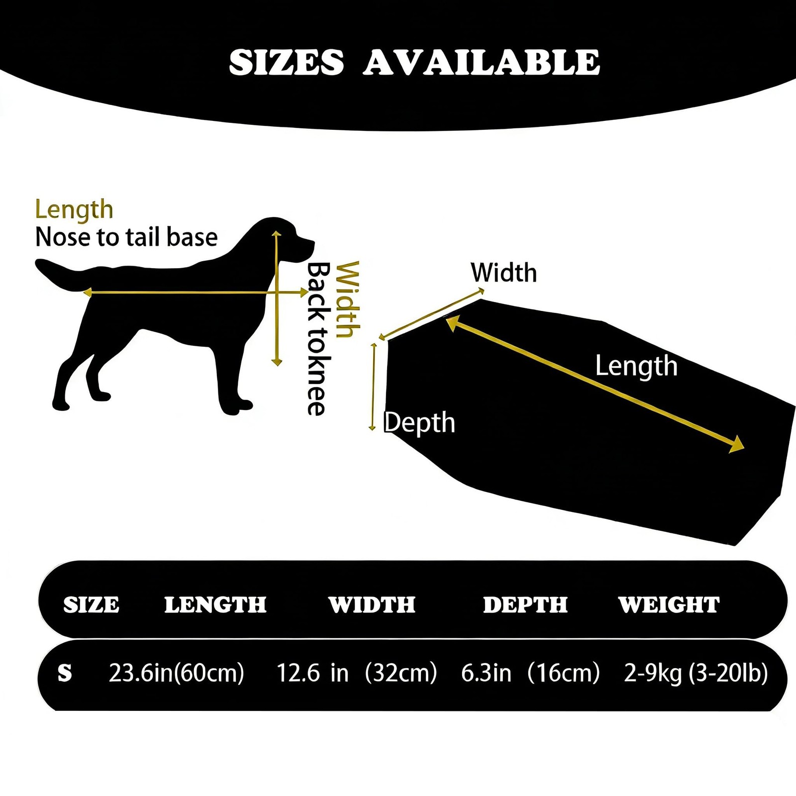 Black Pet Casket Burial Body Bag For Small Dogs Cats Under 20 lbs Cremation