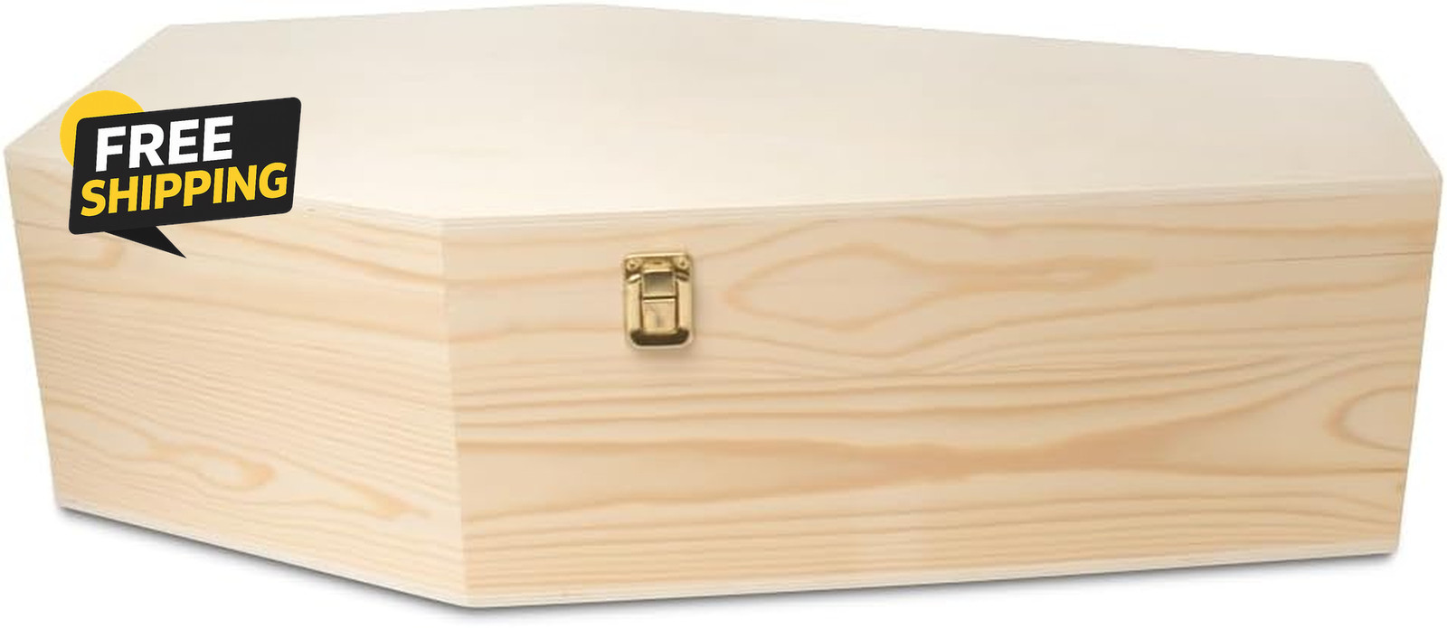 Pet Casket – 30″ Wooden Burial Box for Dogs and Cats, Strong and Safe Baltic