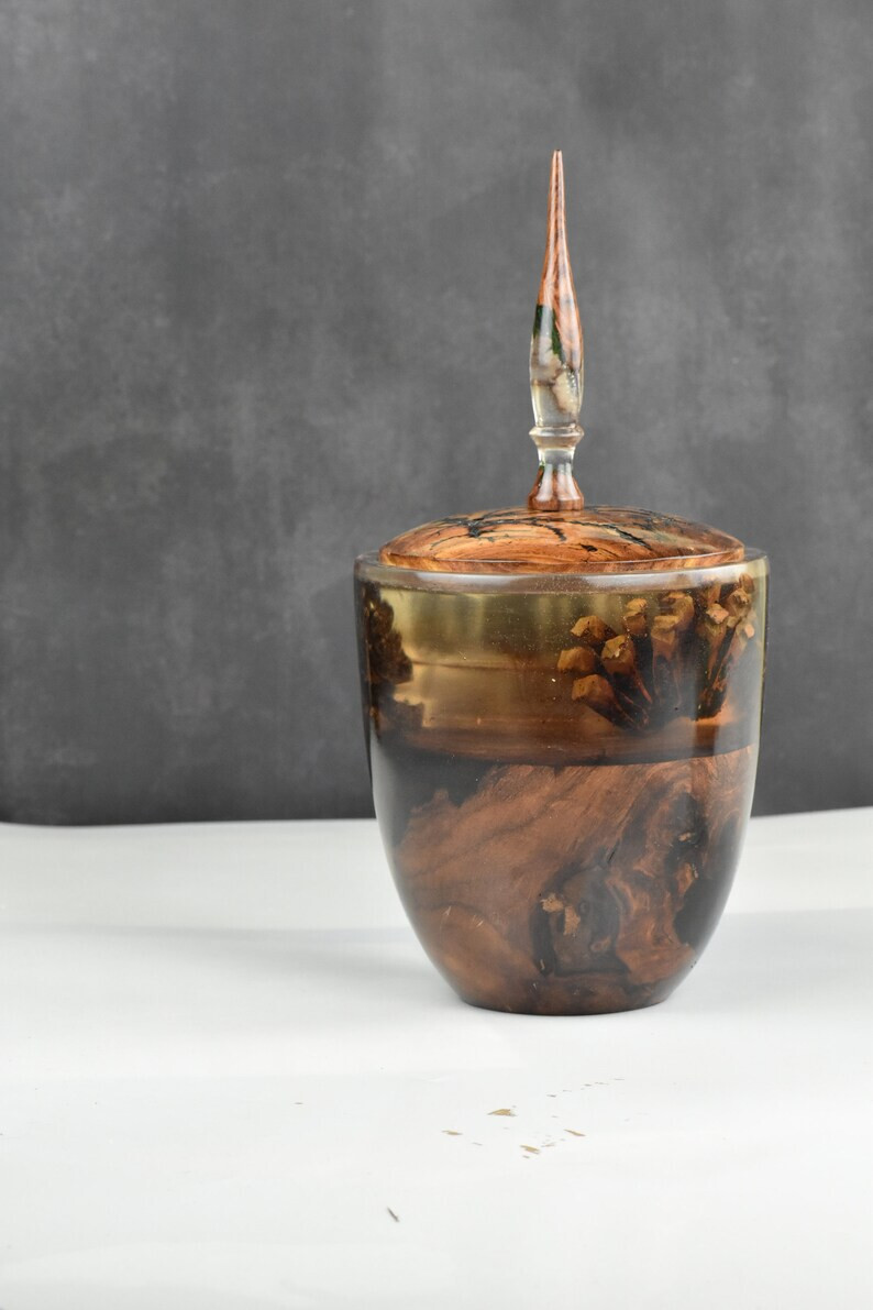 Wooden Urns for Human Ashes Adult Male Female – Cremation Urn Large Wood Urn Box