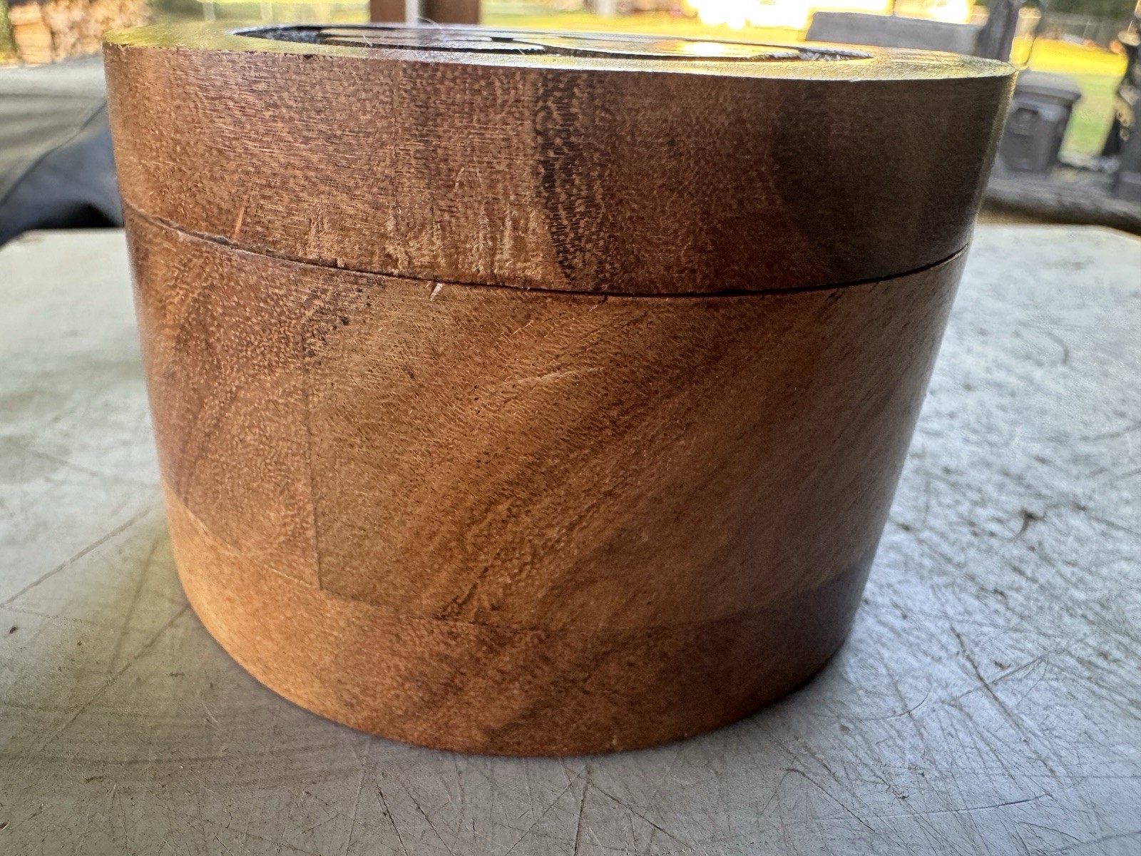 Portable Acacia Wood Pet Urn – Handmade W/ Magnetic Closure Free Shipping