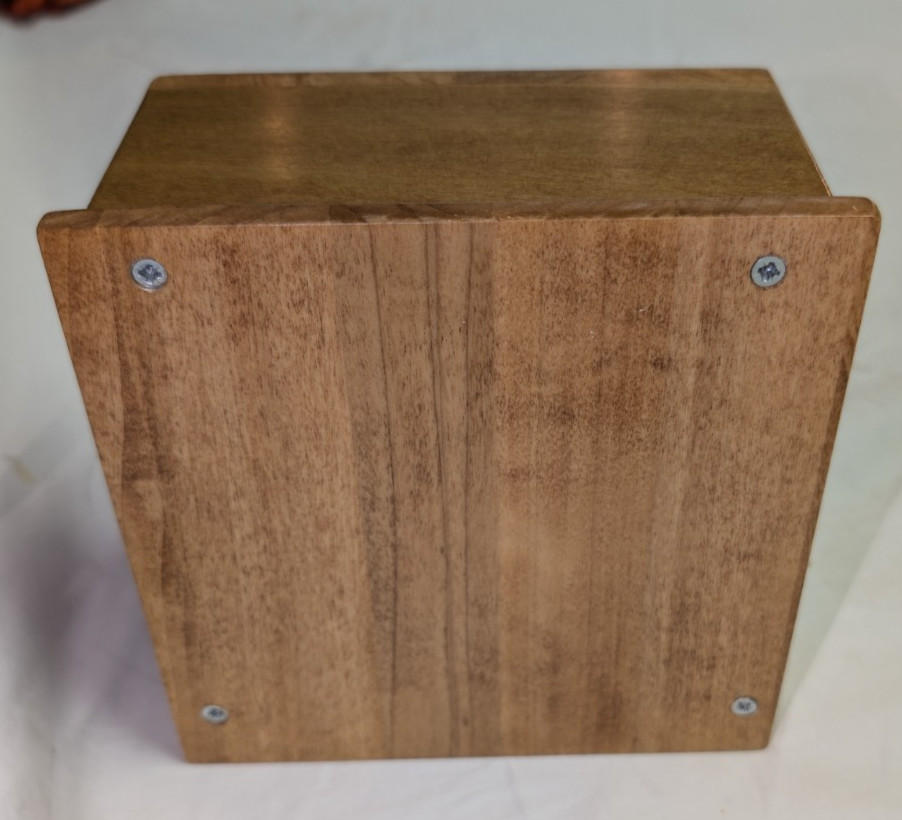 Pet Memorial Cremation Urn- Small Dog Or Cat – Solid Poplar