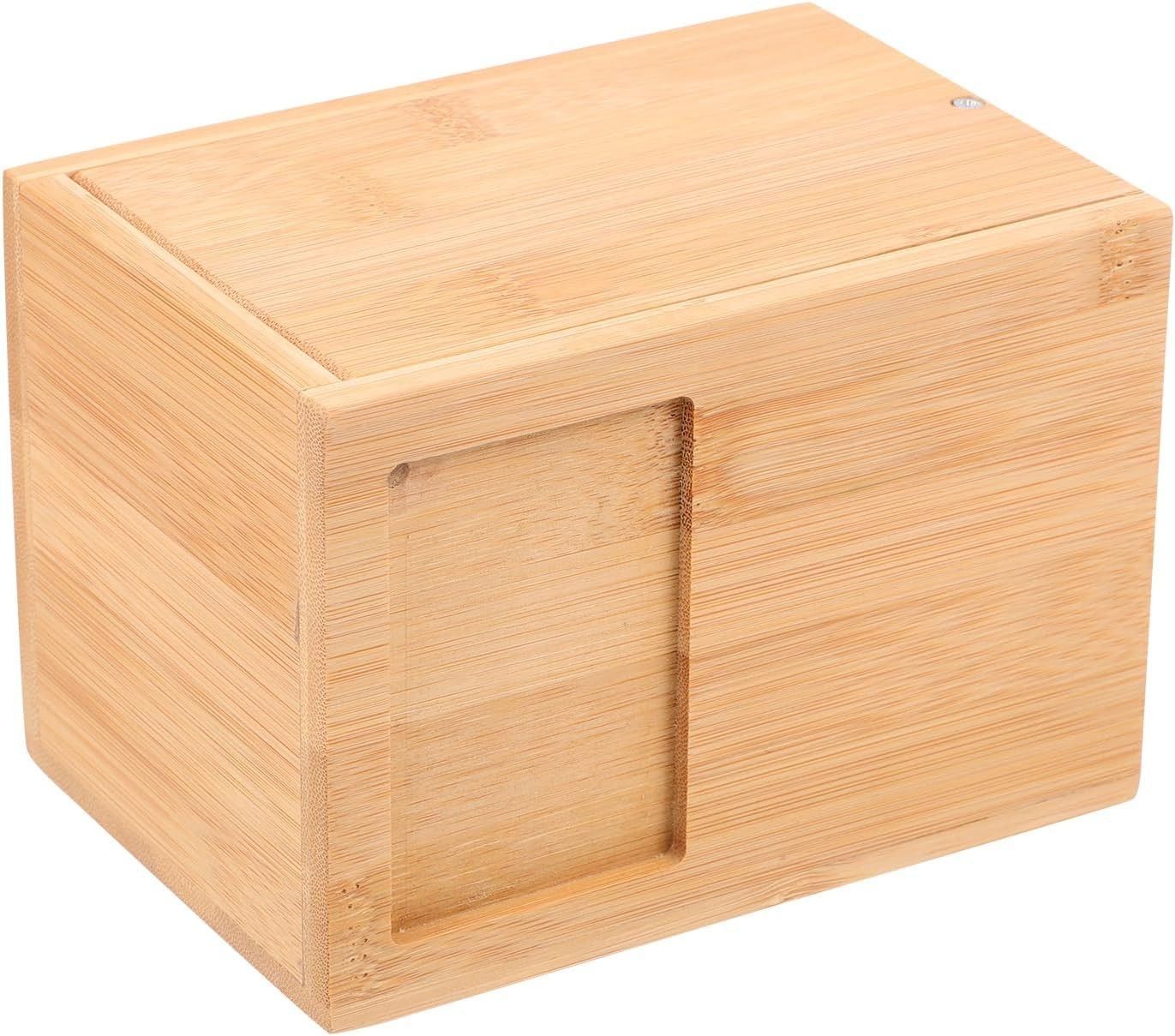 Pet Memorial Urns for Dogs or Cats Ashes Box Wooden Cremation Pet Urn with Photo