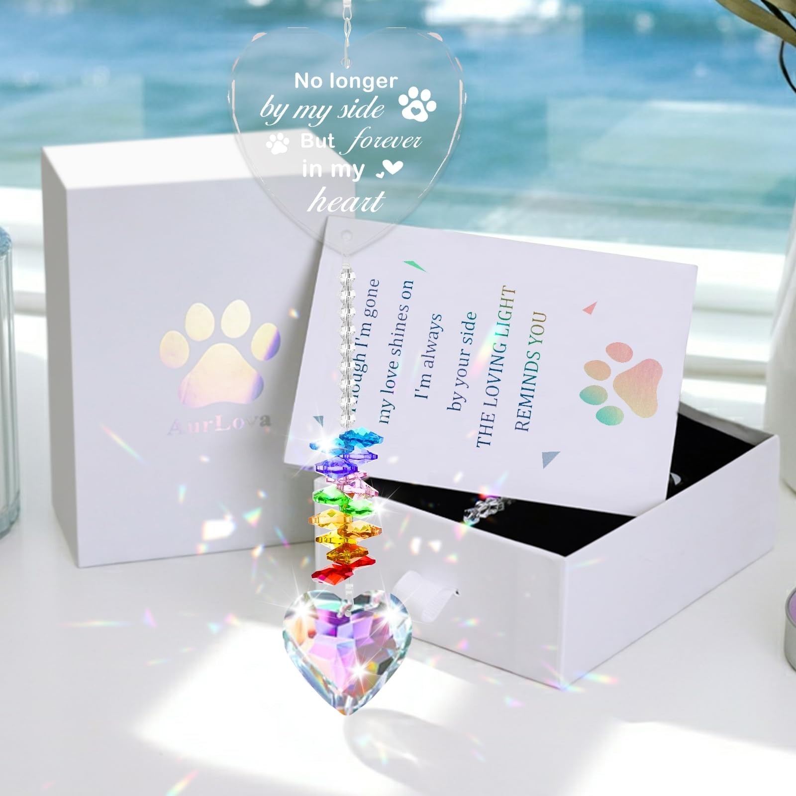 Pet Memorial Gifts, Dog Memorial, Loss of Dog Sympathy Gift, Sympathy Crystal…