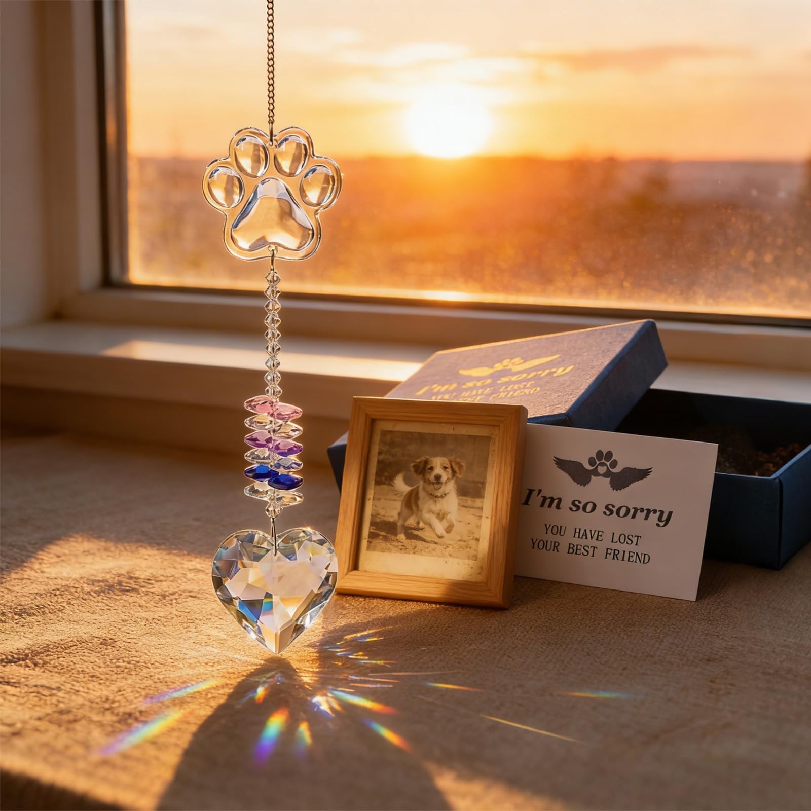 Dog Memorial Gifts for Loss of Dog, Thoughtful Loss of Dogs and Cats Sympathy…
