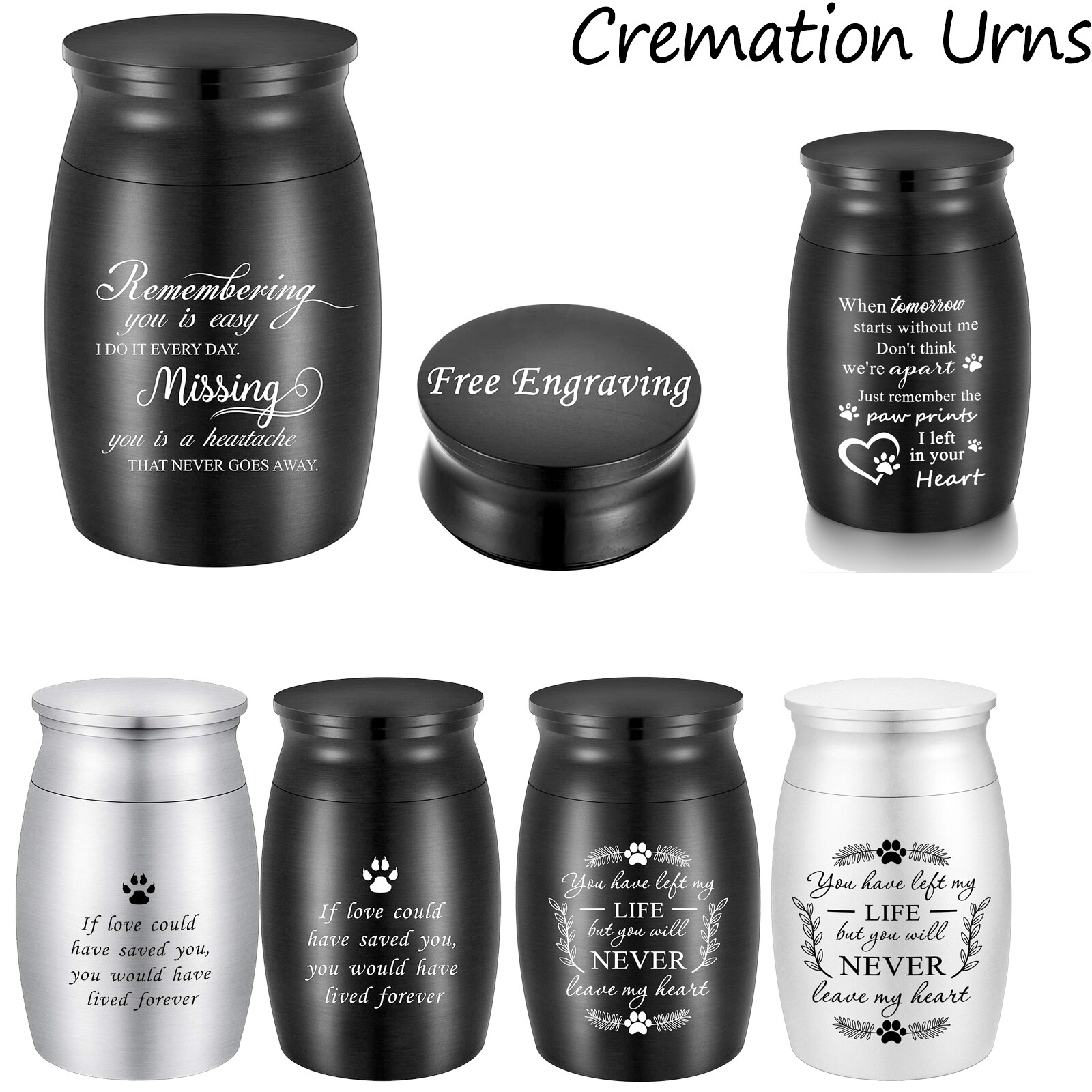3 Inches Small Keepsake Cremation Urn Mini Cremation Urns for Ashes Memorial Urn