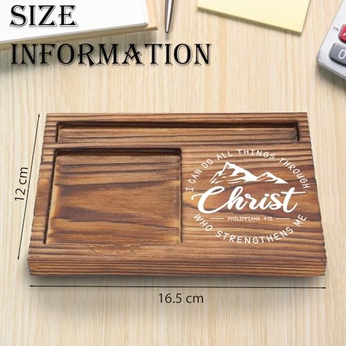 Christian Desk Organizer, Philippians 4:13 I Can Do All Things Through Christ