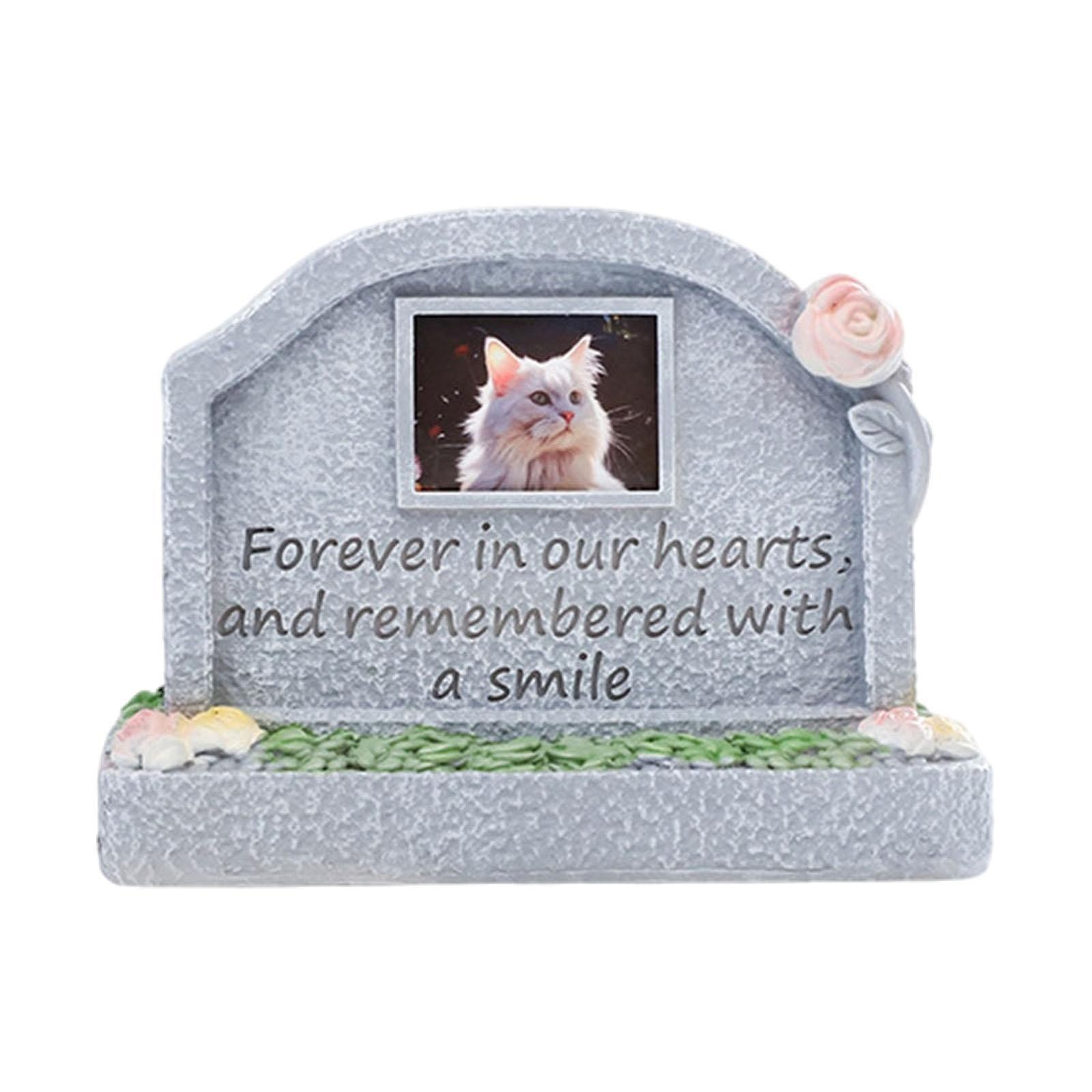 Monument for Memorial Pet Pet Tombstone Statue Loss of Pet Gift Cat Memorial