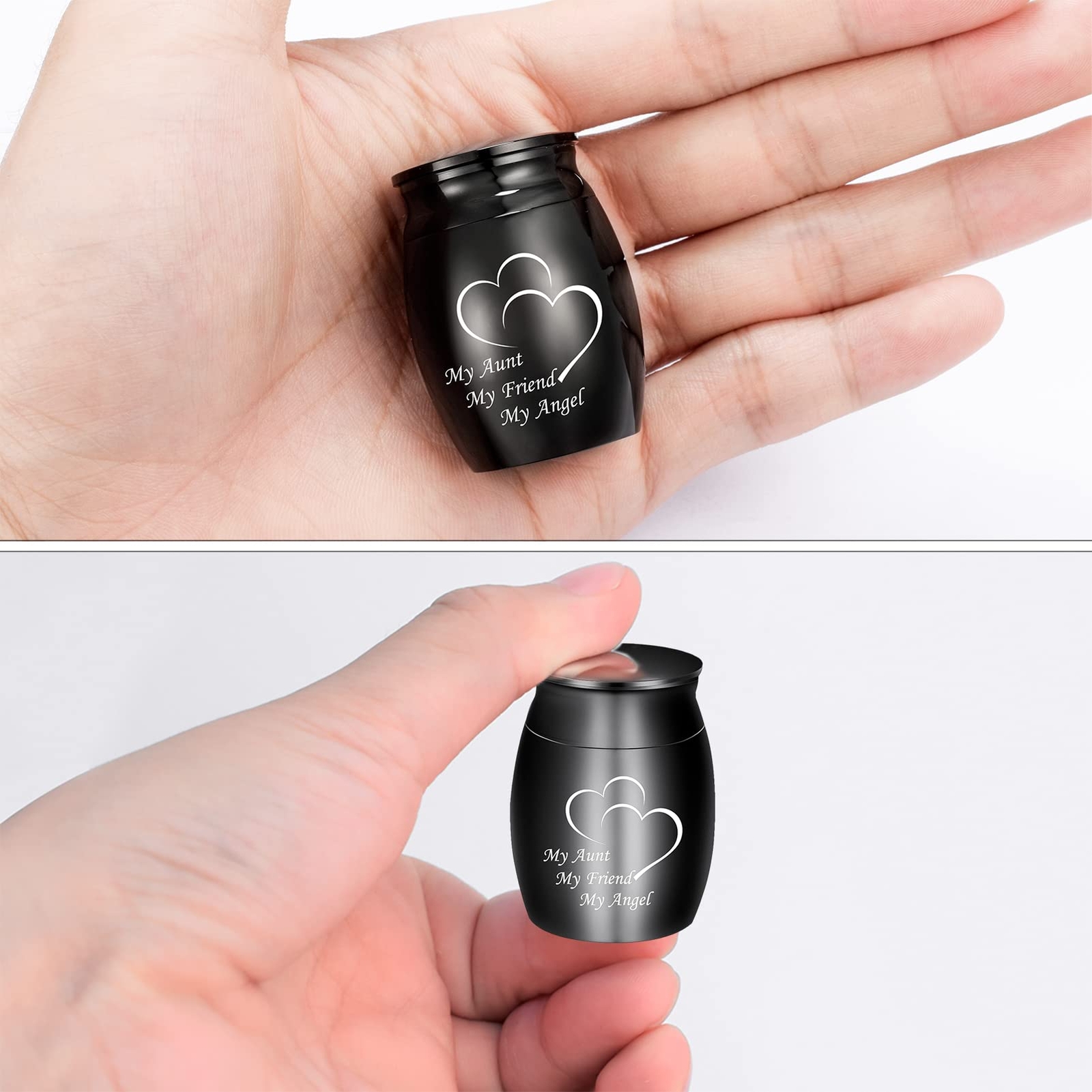 Keepsake Cremation Urn Heart Mini Cremation Urns for Ashes Memorial Ashes Holder