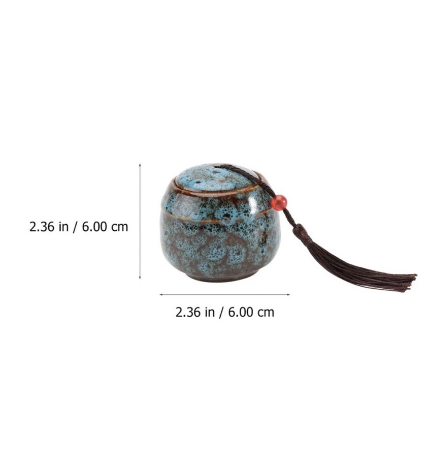 1pc Pet Ashes Storage Pot Practical Pet Ashes Box Ceramics Storage pot