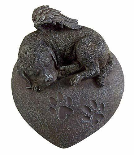 Dog Urn For Cremation Ashes Statue Pet Memorial Figurine