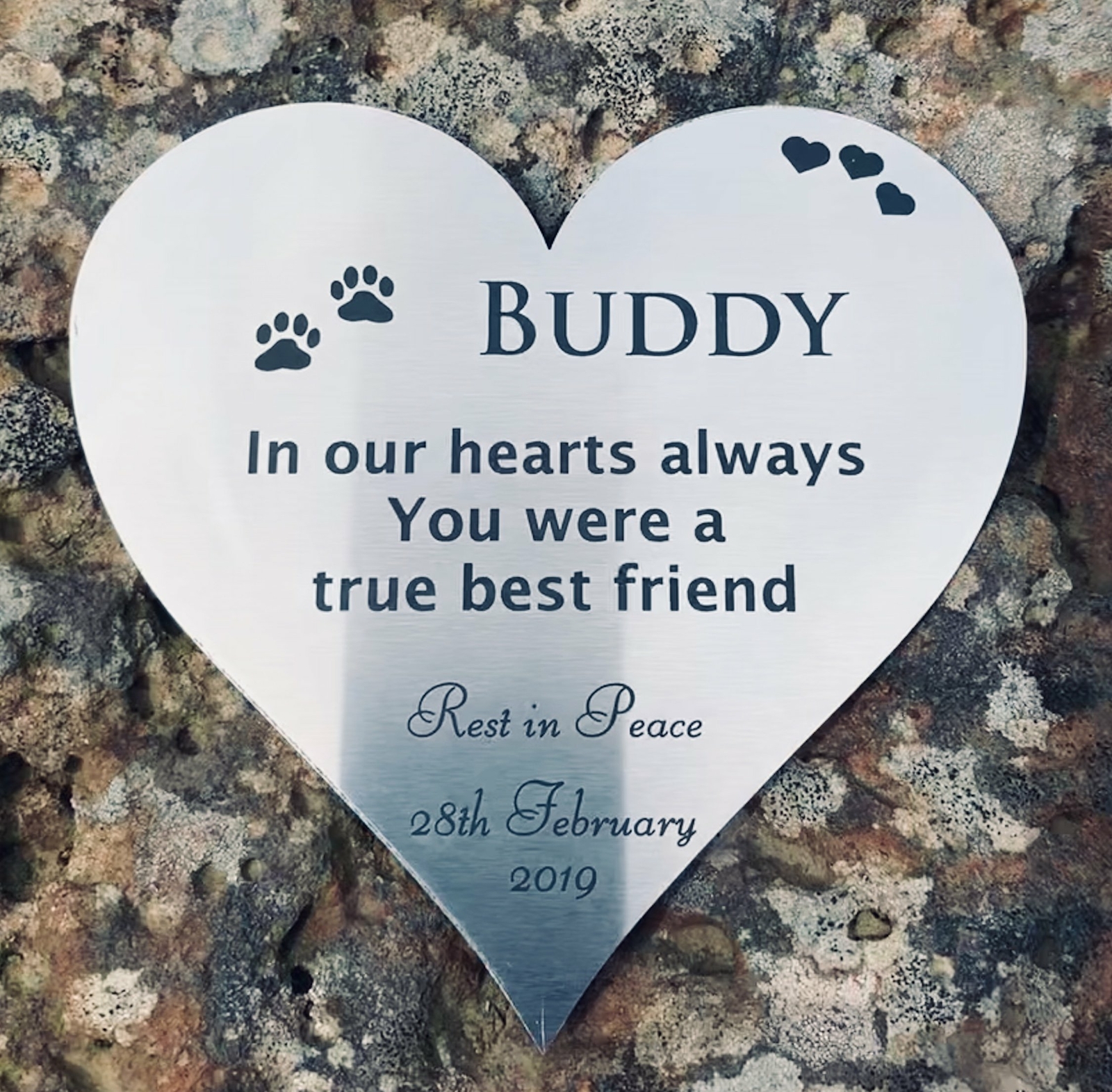 Heart Memorial – Stainless Steel