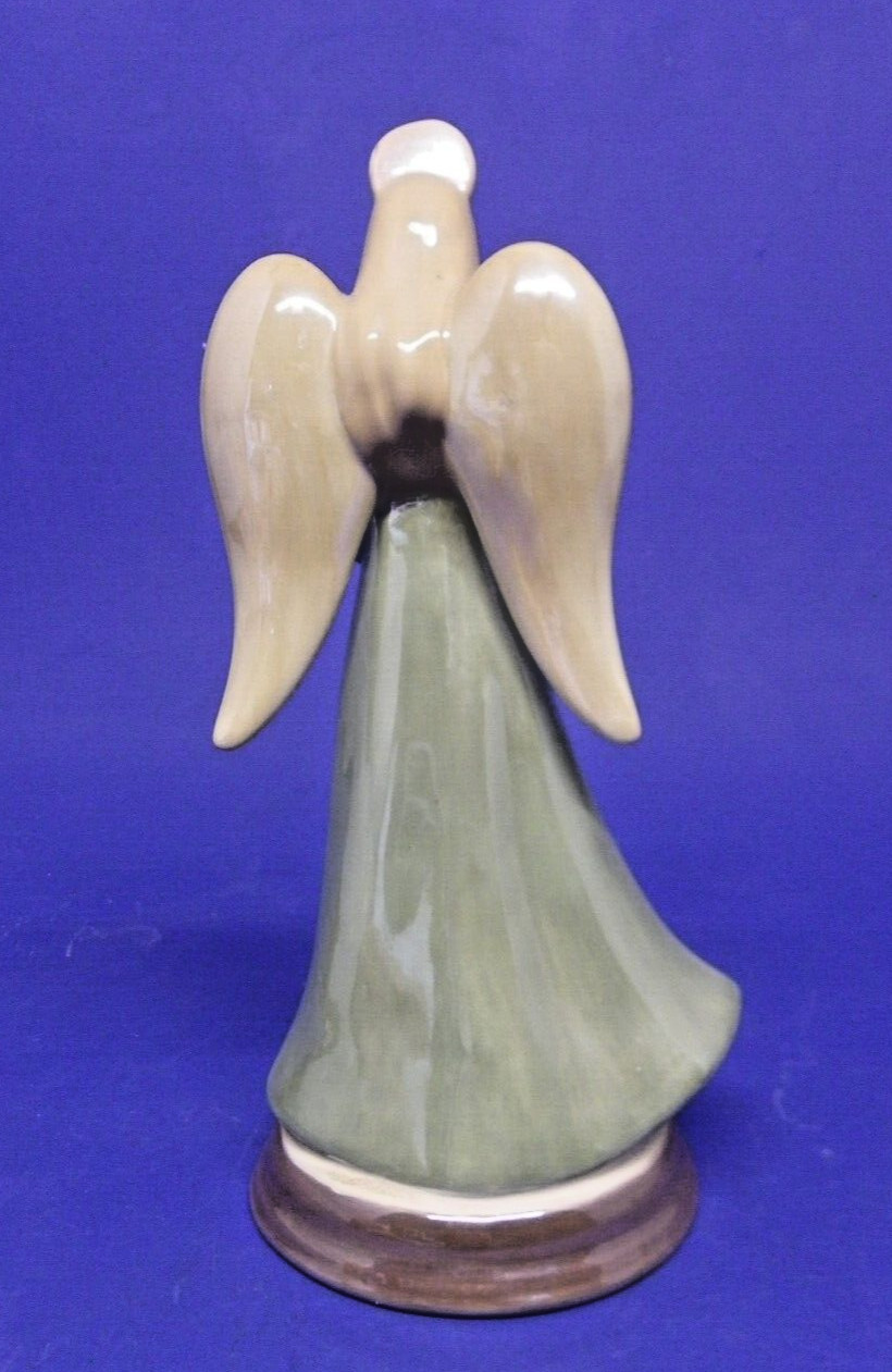 Pet Cat Memorial Angel Figurine “In Loving Memory Of A Faithful Friend” 9.5″