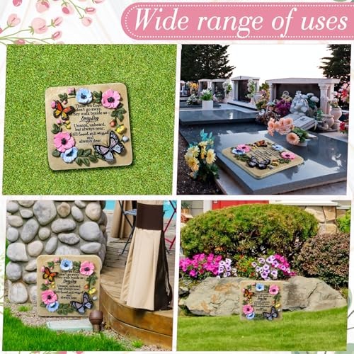 Blosssound Memorial Garden Stone Gifts for Loss of Loved One 9.8 Inch Sympathy