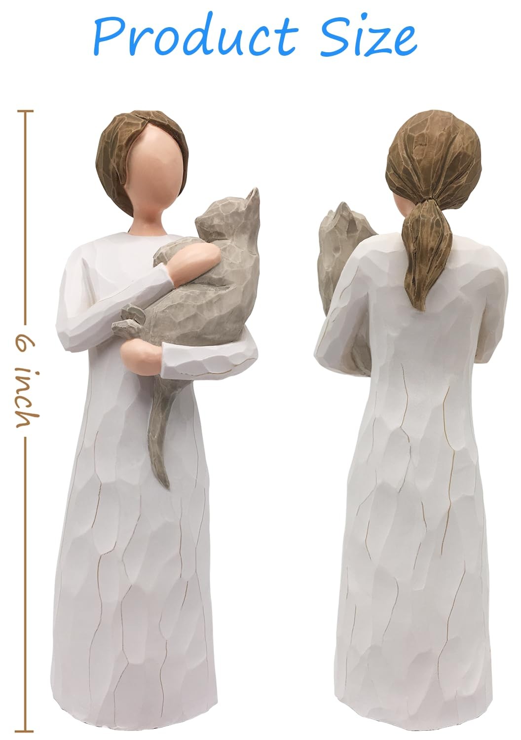 Cat Memorial Gifts, 6 Inch Loss of Cat Sympathy Gifts, Pet Cat Remembrance Gi…
