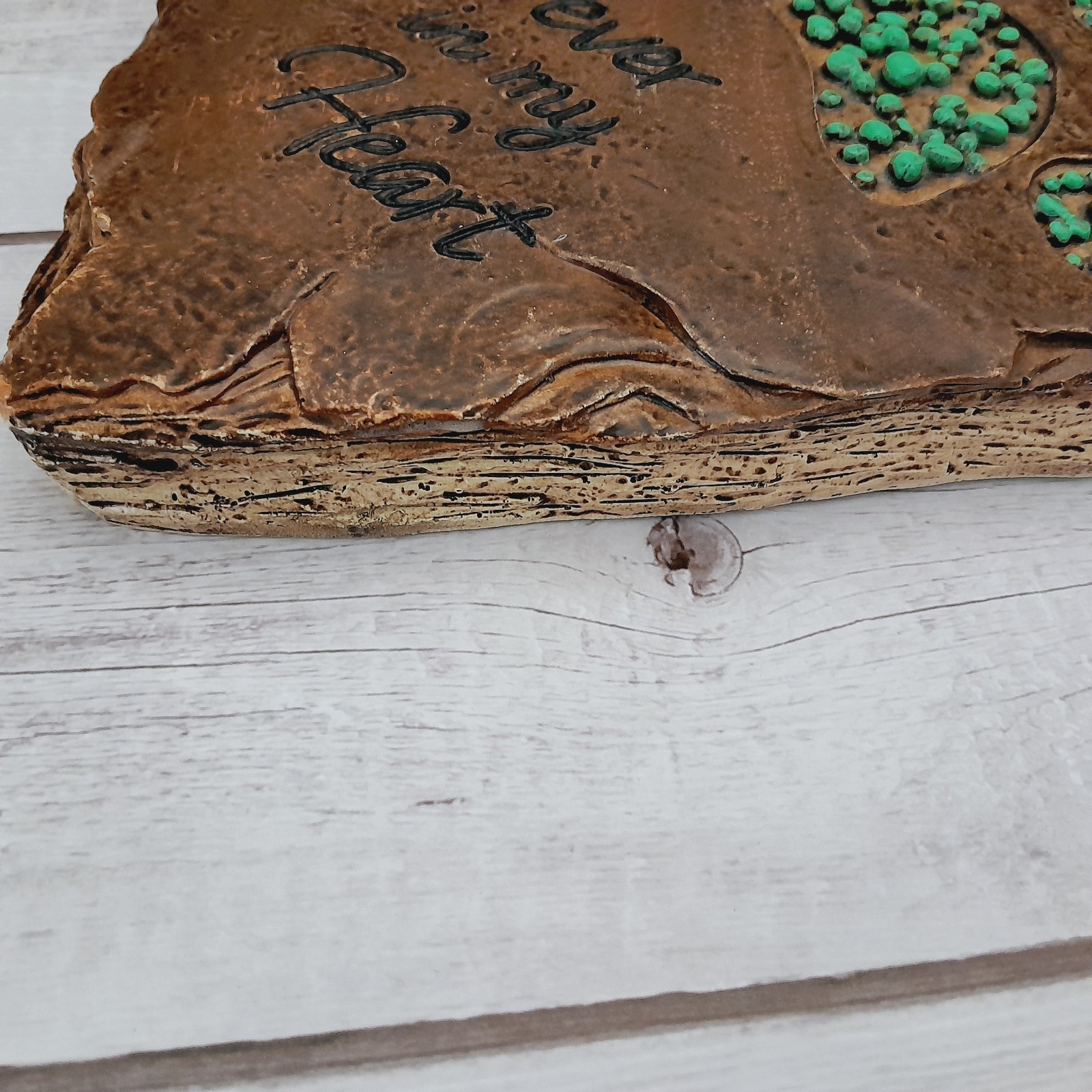 Memorial Stone for Pets Heart Shaped Resin 9×9