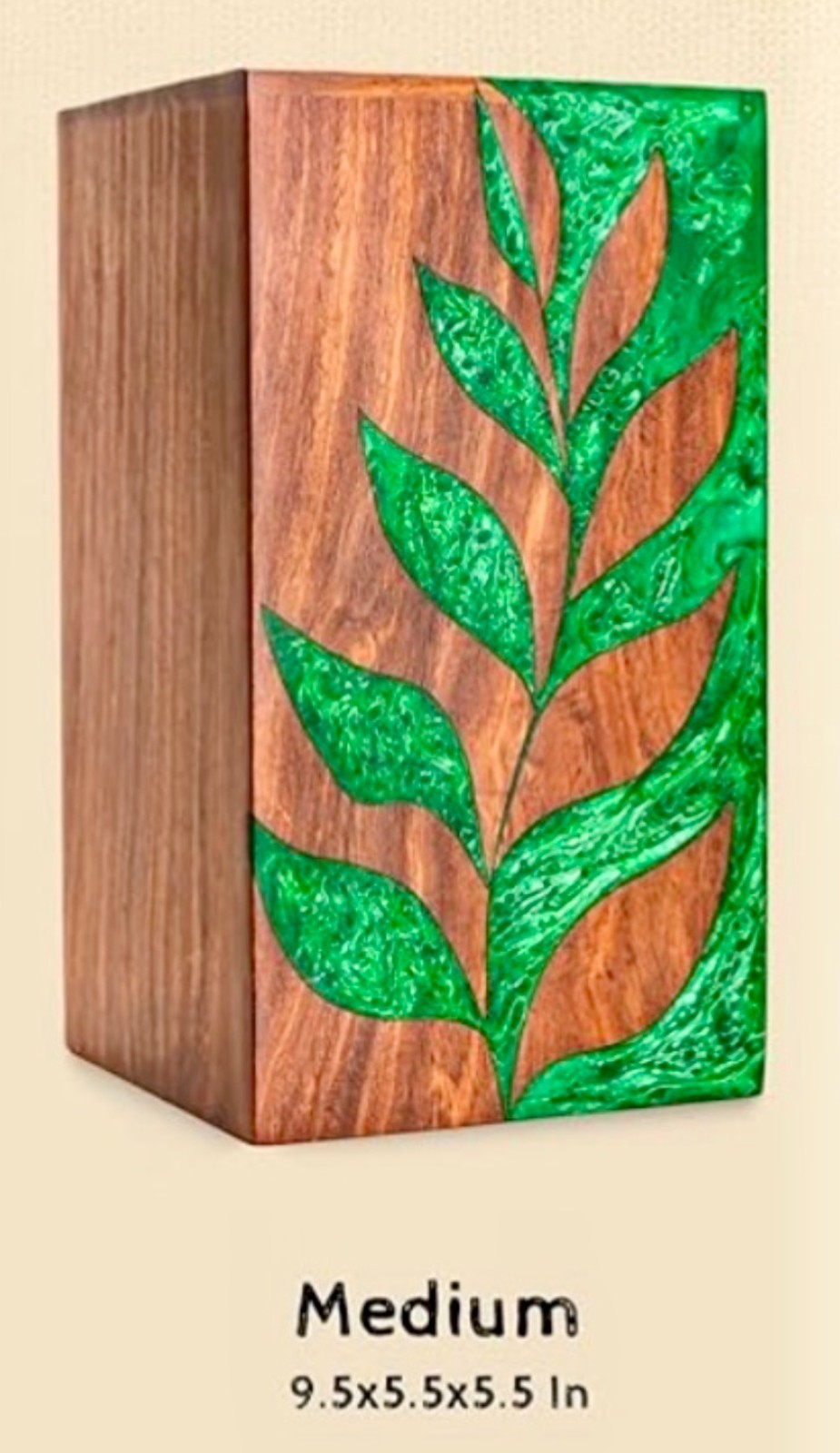 Large Wooden Urns for Human Ashes – Cremation Urns for Adult Ashes Funeral urn