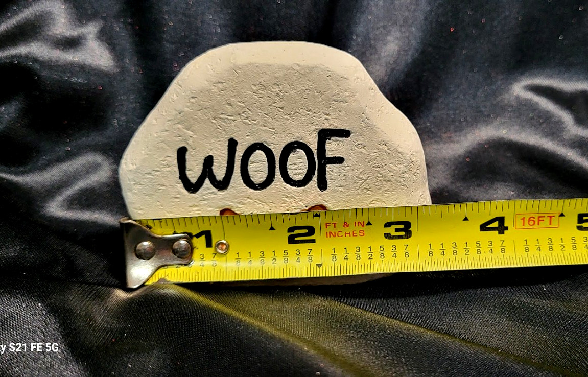 Small Stone Pet Memorial Marker-3×3.25″