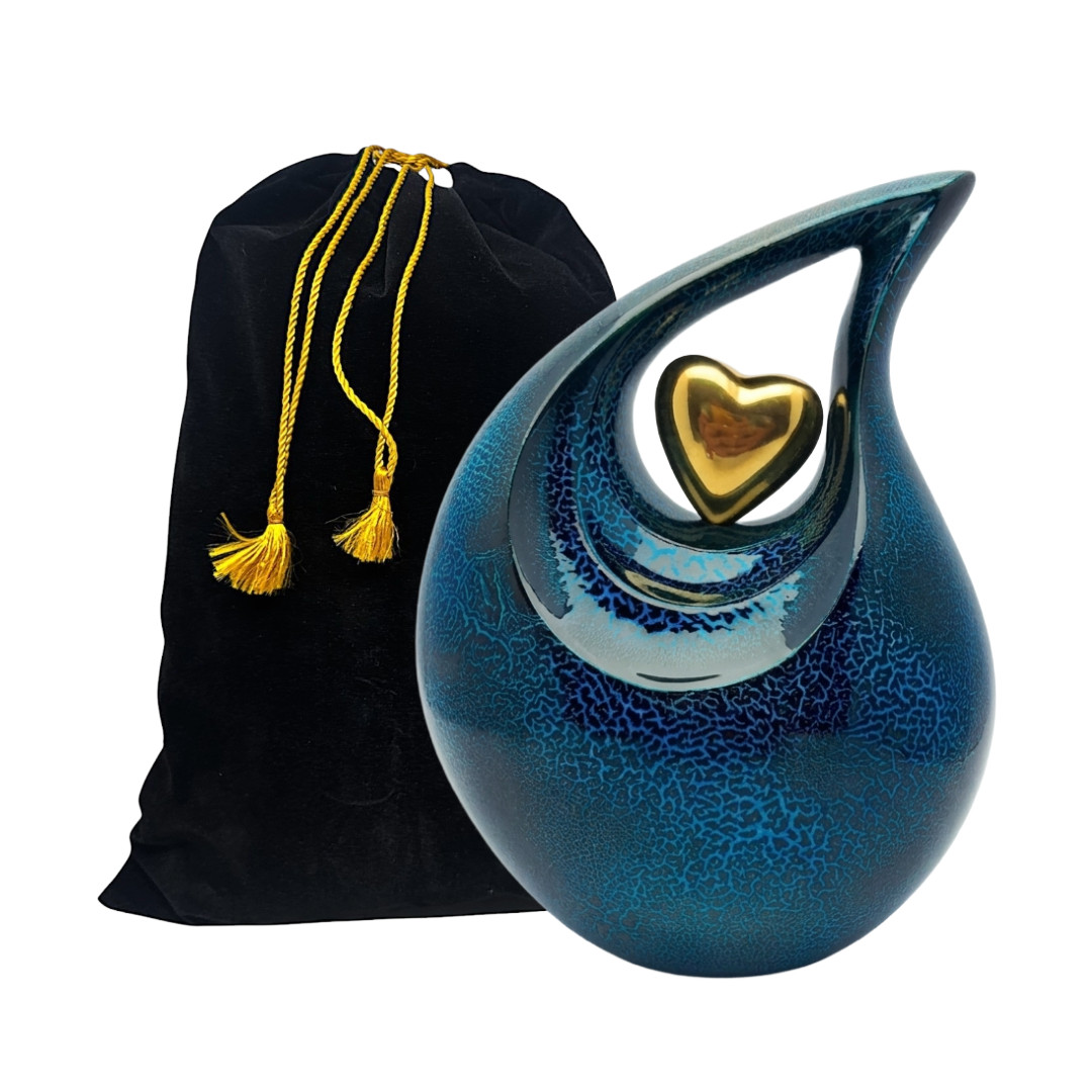 Teardrop Urns for Human Ashes Adult, Cremation Urn for Ashes for Women & Men
