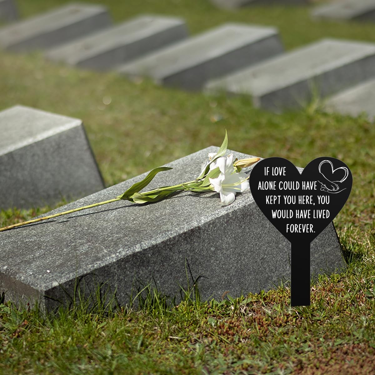 Pet Grave Markers for Dogs Cats Cemetery Decorations Sympathy Gift for Someon…