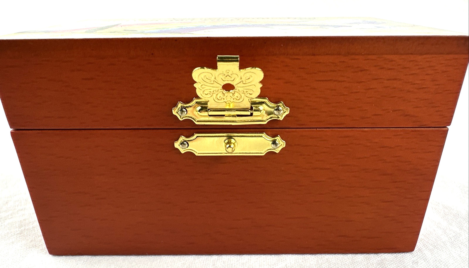 Rainbow Bridge Pet Loss Remembrance Urn Box w/Poem- Token Keepsake, Free Ship