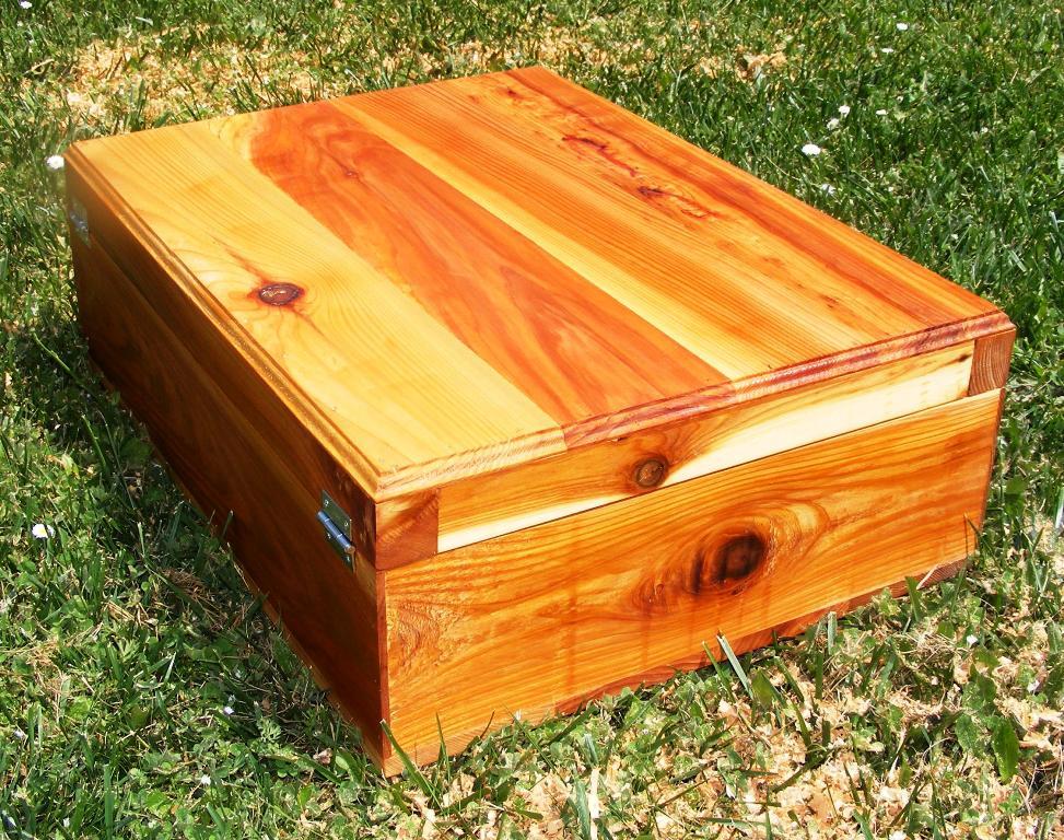 Pet Coffin Casket for Dogs or Cats 26 x 16 x 8 All Cedar