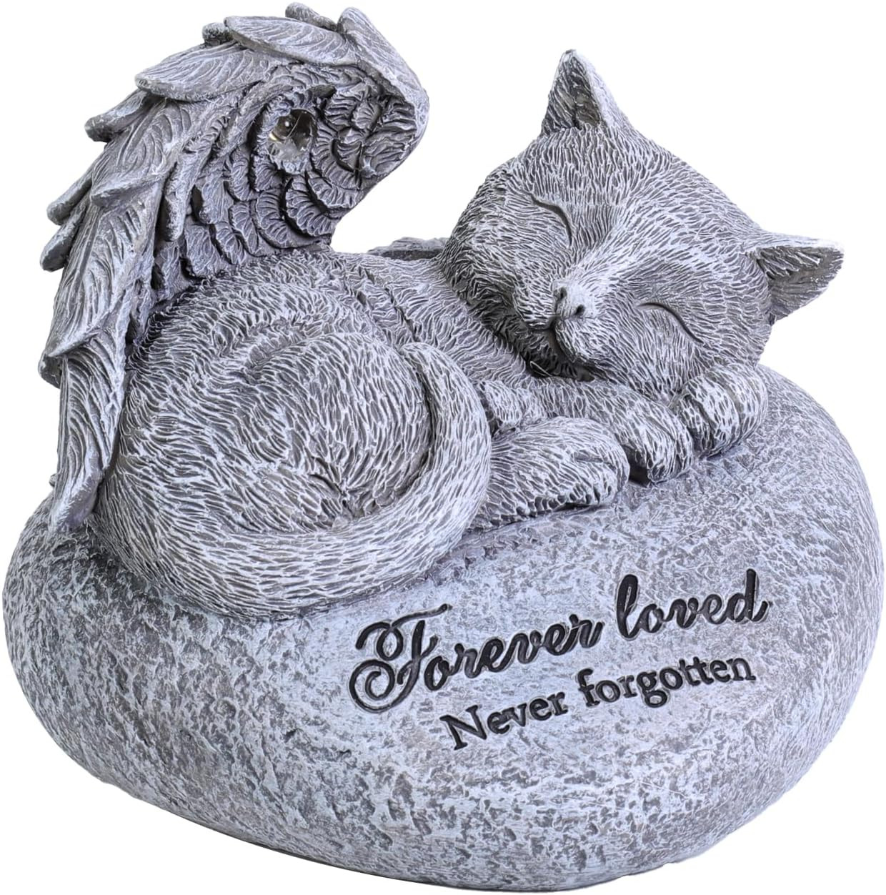 Cat Memorial Gifts for Loss of Cat,Pet Sympathy Gift,Is Placed in the Outdoor Ga