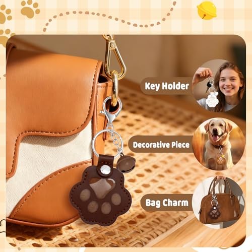 3Pcs Dog Hair Keychain Pet Fur Keepsake Cat Pet Hair Keychain with Bell