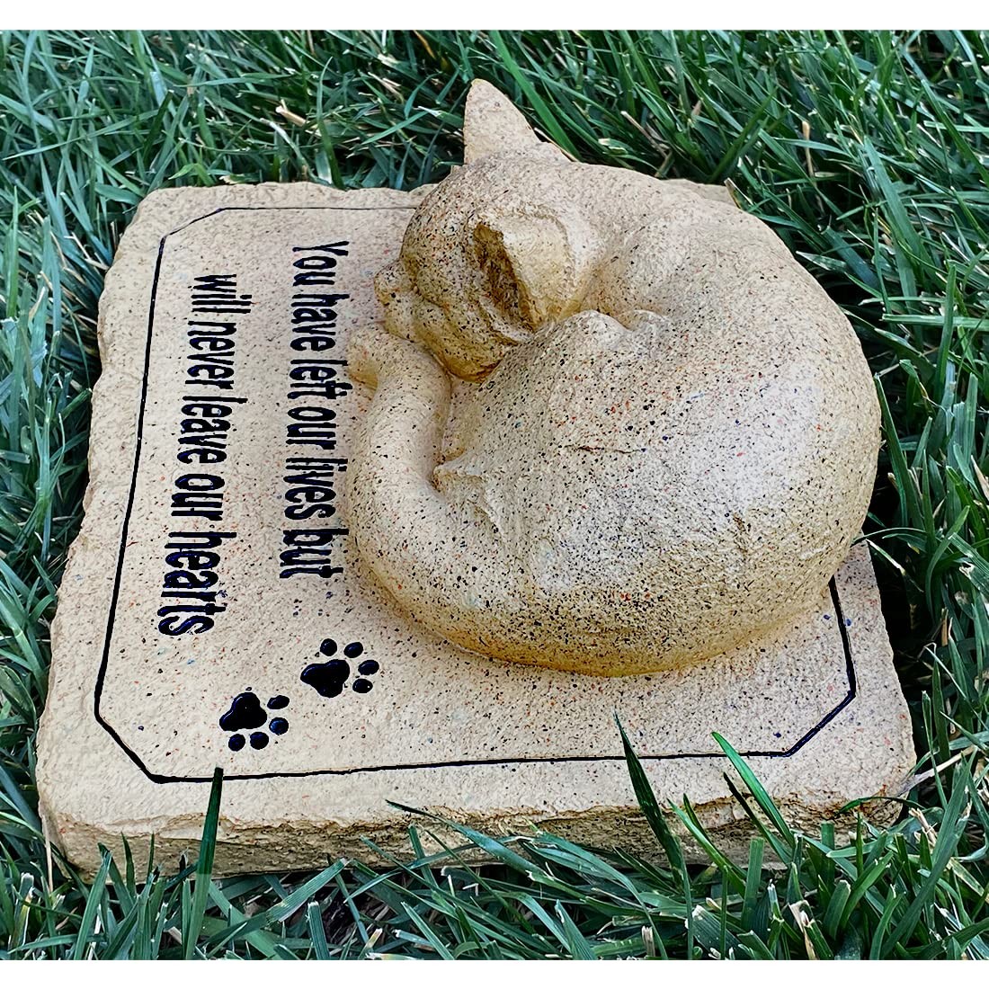 Lily’S Home Lilys Home Pet Memorial Stone – Cat Or Dog Grave Marker – Durable