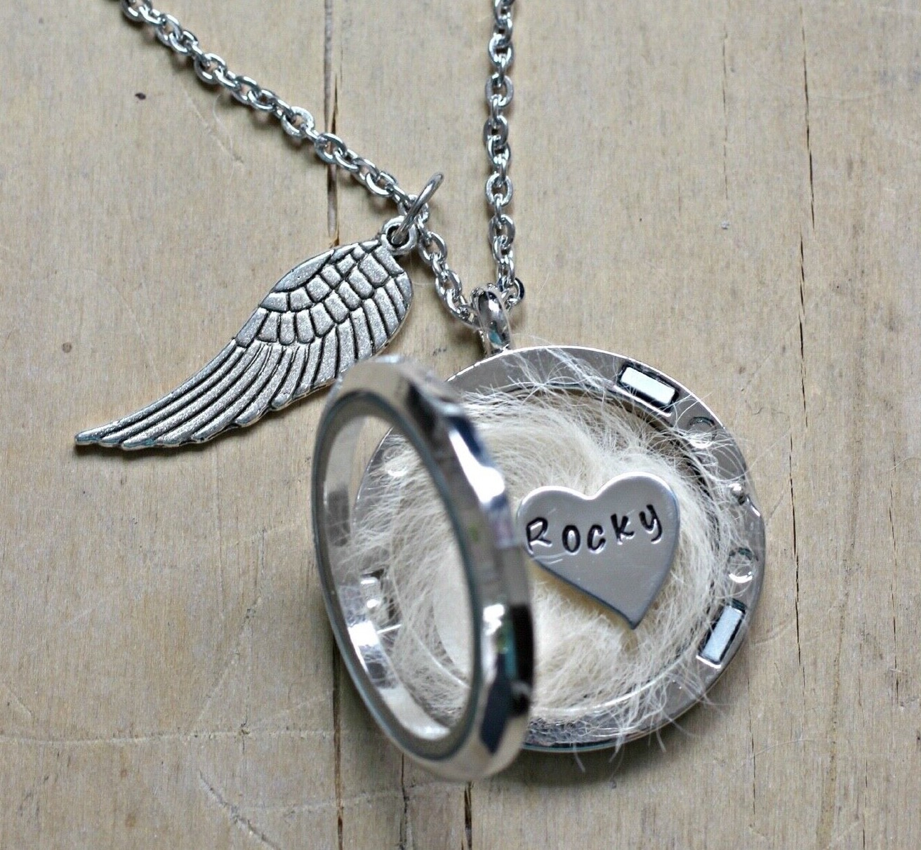Personalised Pet Memorial Gifts, Sympathy Keepsake, Locket Necklace With Photo